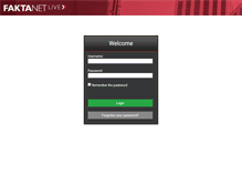 Tablet Screenshot of faktanetlive.com